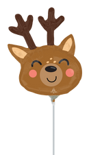 Anagram Reindeer 14" Air Fill Foil Balloon