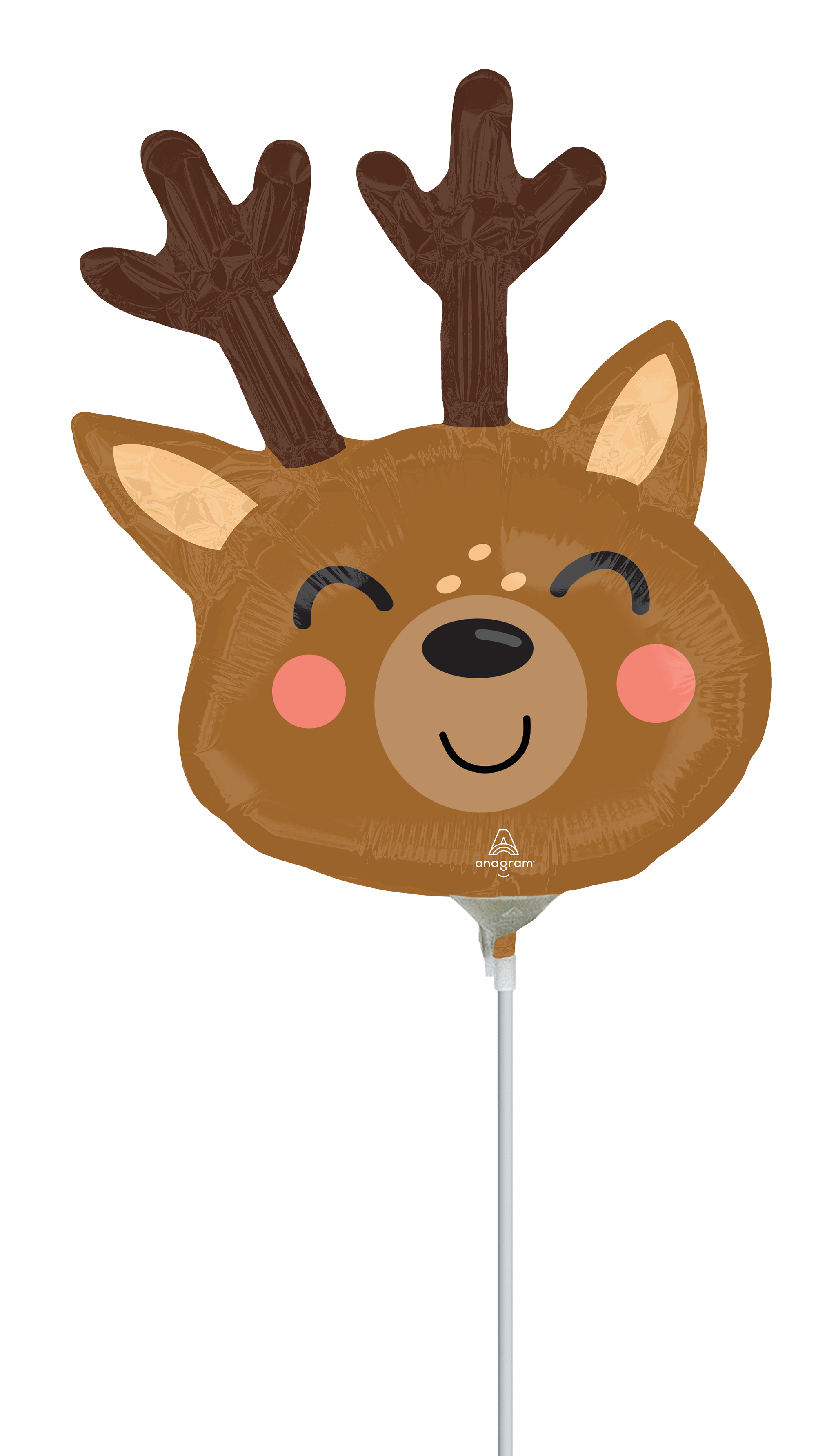 Anagram Reindeer 14" Air Fill Foil Balloon