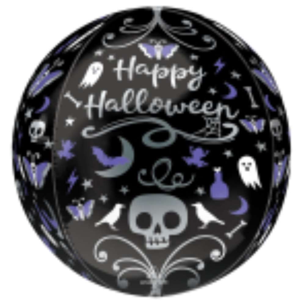 Foil Balloon 16" Orbz Moonlight Halloween
