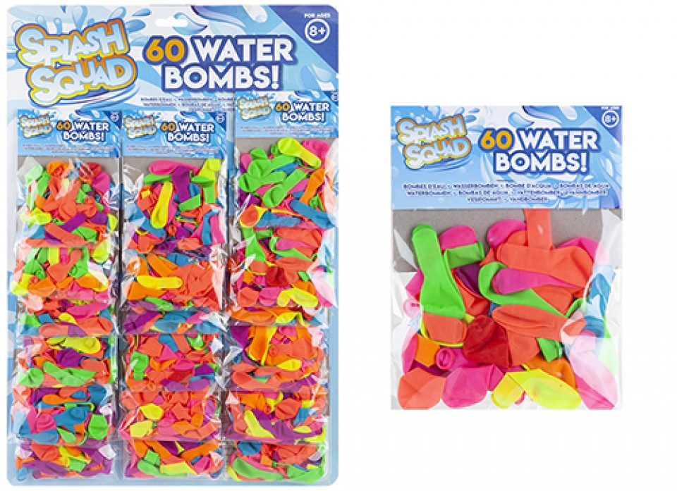 PMS International Water Bombs 60pcs