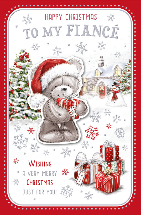 Poppyhill 6 Pack Cards C150 Christmas Fianc Cute