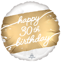 Anagram Golden Age 30 18" Round Foil Balloon