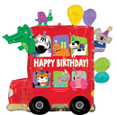 Anagram Birthday Party Bus 28" Foil Balloon