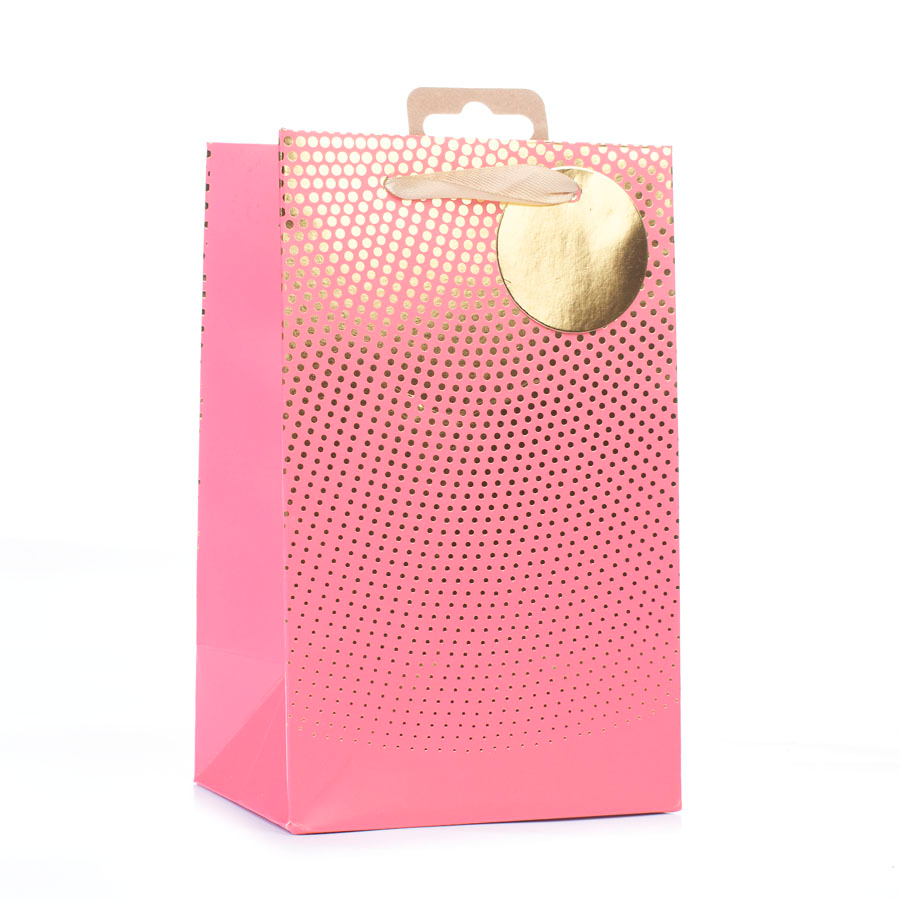 Tiger Feet Gift Bag Pink Spots Perfume 6pk