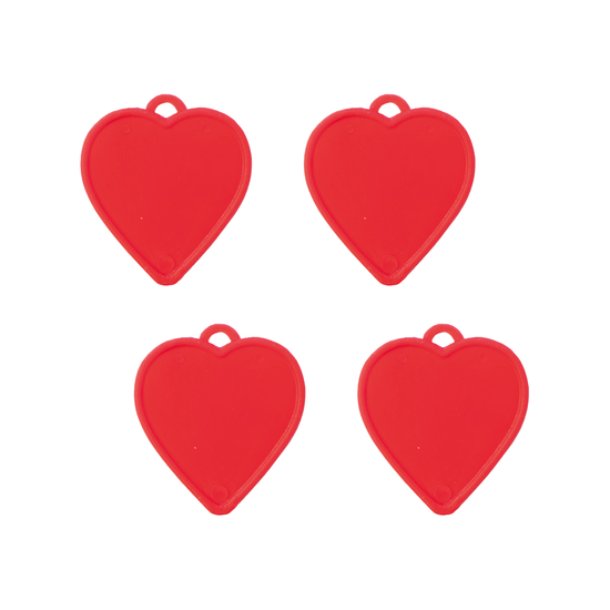 Sear 100 Pack Balloon Weights Red Heart 8g