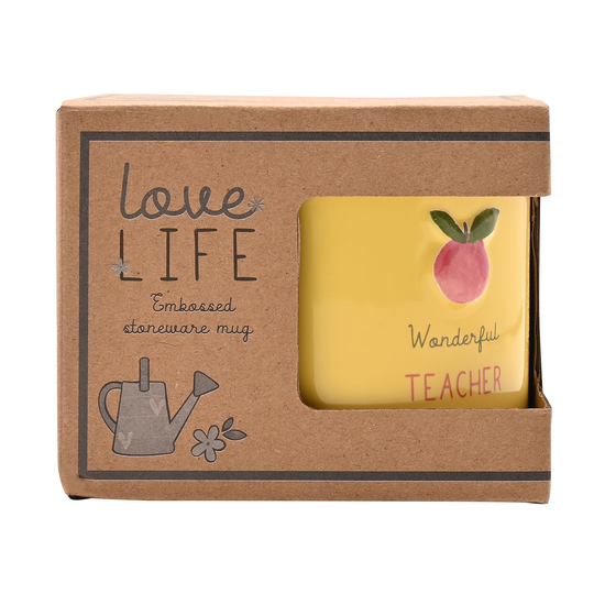 Widdop Love Life Mug Teacher 290ml