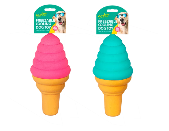 Freezable Ice Cream Dog Toy (Colour May Vary)