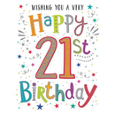 Regal 6 Pack Cards C50 Everyday Birthday Age 21