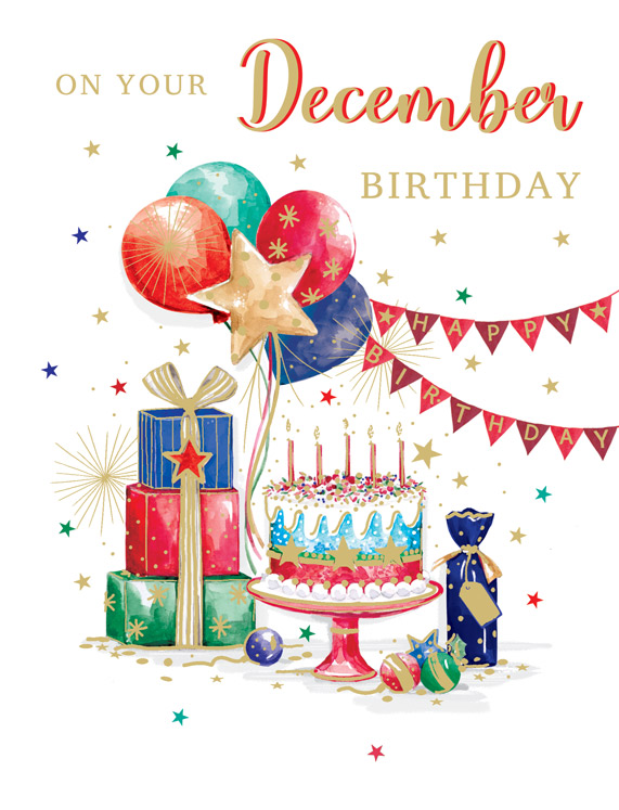 Regal 6 Pack C50 Cards December Birthday