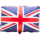 22" Union Jack Rectangle Shape Foil Balloon
