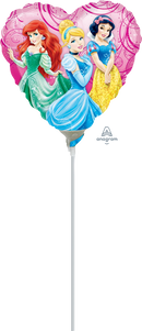 Anagram Princess Garden 9" Air Fill Foil Balloon