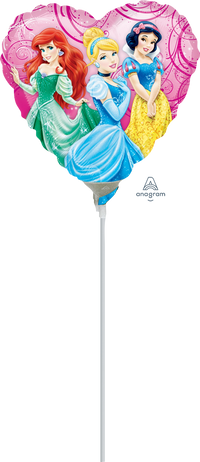 Anagram Princess Garden 9" Air Fill Foil Balloon