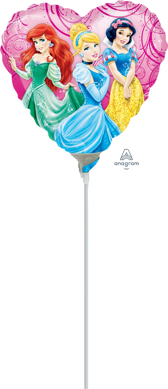 Anagram Princess Garden 9" Air Fill Foil Balloon