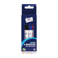 Tallon 4 Pack Dry Wipe Marker Assorted
