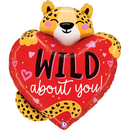 Grabo Foil Balloon Wild About You Cheetah 29"
