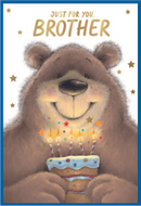 Simon Elvin 6 Pack Cards C50 Birthday Brother