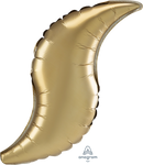 Anagram Satin Luxe Gold 28" Curve Foil Balloon