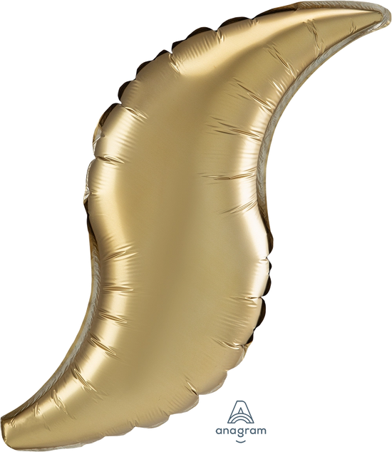 Anagram Satin Luxe Gold 28" Curve Foil Balloon