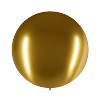Decotex Pro Chromium Gold 24" Latex Balloons 3pk