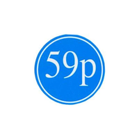 ColourFlex 1000 Pack Price Labels 59p 25mm