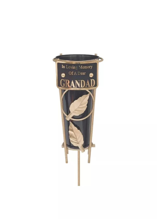 David Fischoff Grave Vase Grandad 36cm