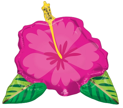 Anagram Tropical Hibiscus 27" Foil Balloon
