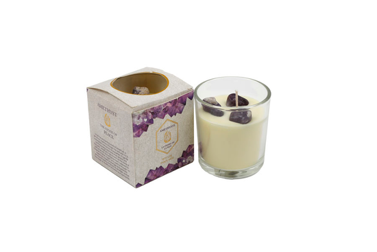Sifcon Candle Amethyst 7x7.5cm