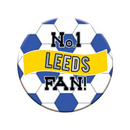 No.1 Leeds Fan Football Jumbo Badge 15cm