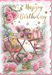 Set of six Xpress Yourself birthday cards featuring colorful designs, ideal for sending cheerful greetings.