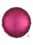 Anagram Satin Luxe Pomegranate 18" Round Foil