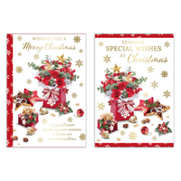 Poppyhill 12 Pack Cards C50 Christmas Open