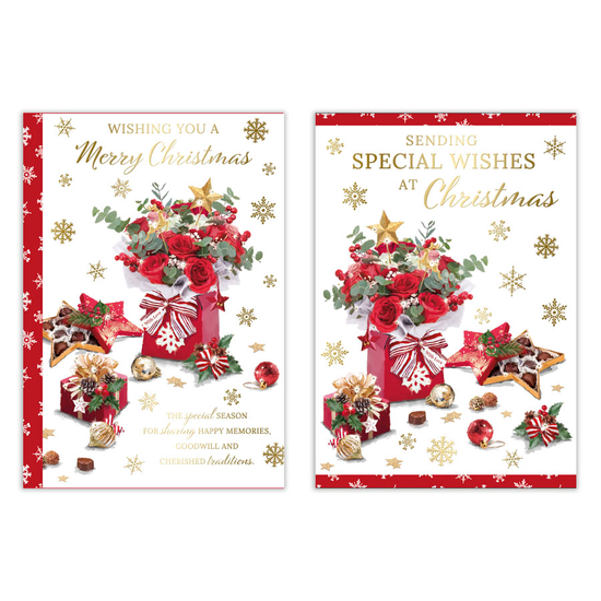 Poppyhill 12 Pack Cards C50 Christmas Open