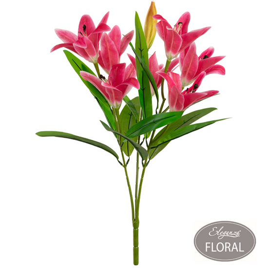 Eleganza Hot Pink Lily Bush