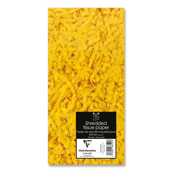 Eurowrap Shredded Tissue Paper Yellow