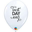 Qualatex Wedding Best Day Ever 11" Latex 25pk