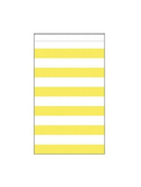 Creative Party 15 Pack Treat Bags Yellow Stripes