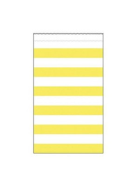Creative Party 15 Pack Treat Bags Yellow Stripes