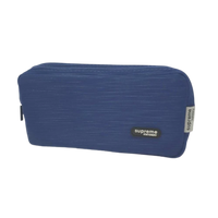 Reach Stationery Pencil Case Double Blue