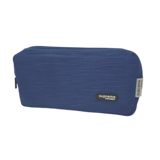 Reach Stationery Pencil Case Double Blue
