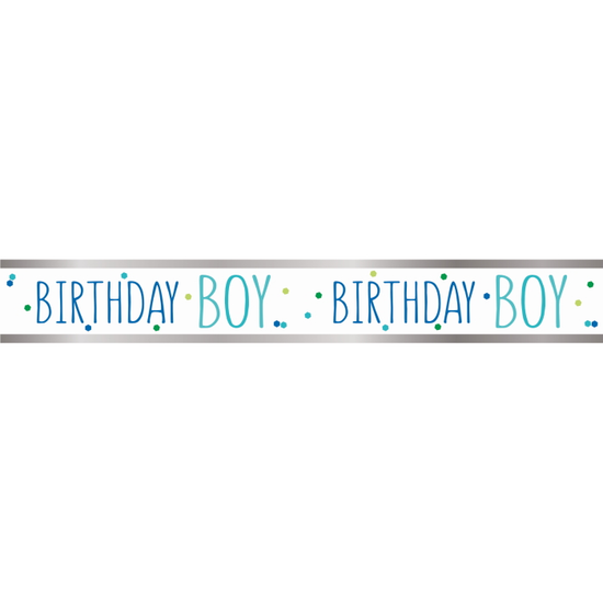 Unique Banner Birthday Boy 9ft