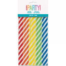 Unique Paper Straws Striped 40pk