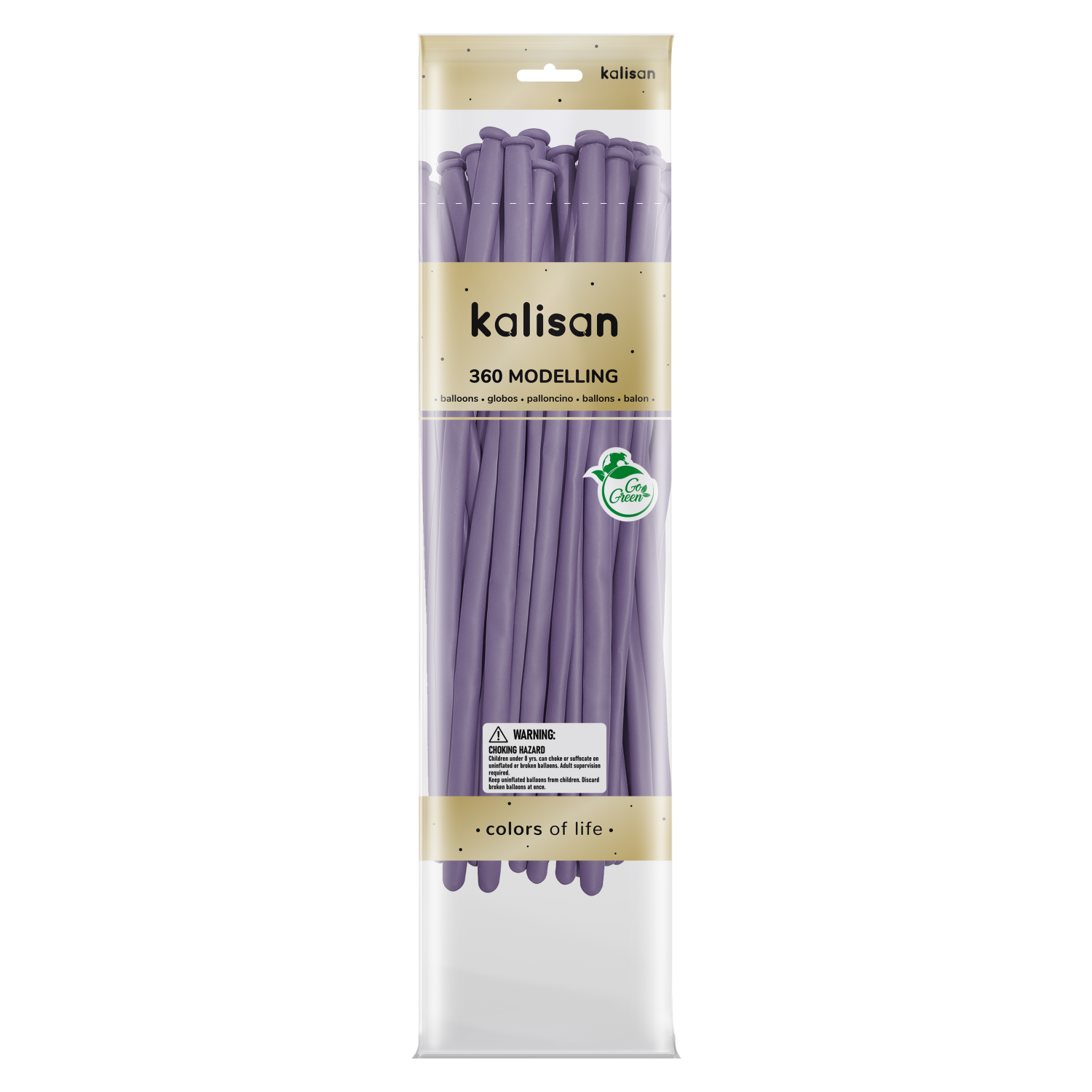 Kalisan 50 Pack Nozzle Up Standard Lilac 360