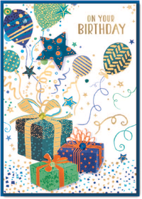 Isabel's Garden 6 Pack Cards C50 Birthday Open