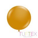 Tuftex Metallic Gold 24" Latex Balloons 3pk