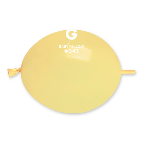 Gemar 100 Pack Latex Balloons Glink Baby Yellow 6