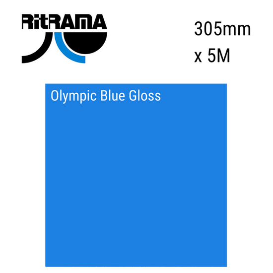 Ritrama Vinyl Gloss Olympic Blue 305mm x 5m