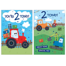 Poppyhill 12 Pack Cards C50 Birthday Age 2