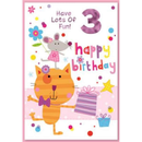 Simon Elvin C50 Birthday Age 3 6pk