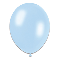 Tiger Feet 6 x 8pk Latex Balloons Light Blue 10