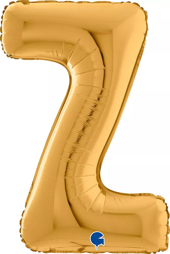 Grabo Foil Balloon Gold 26" Letter Z